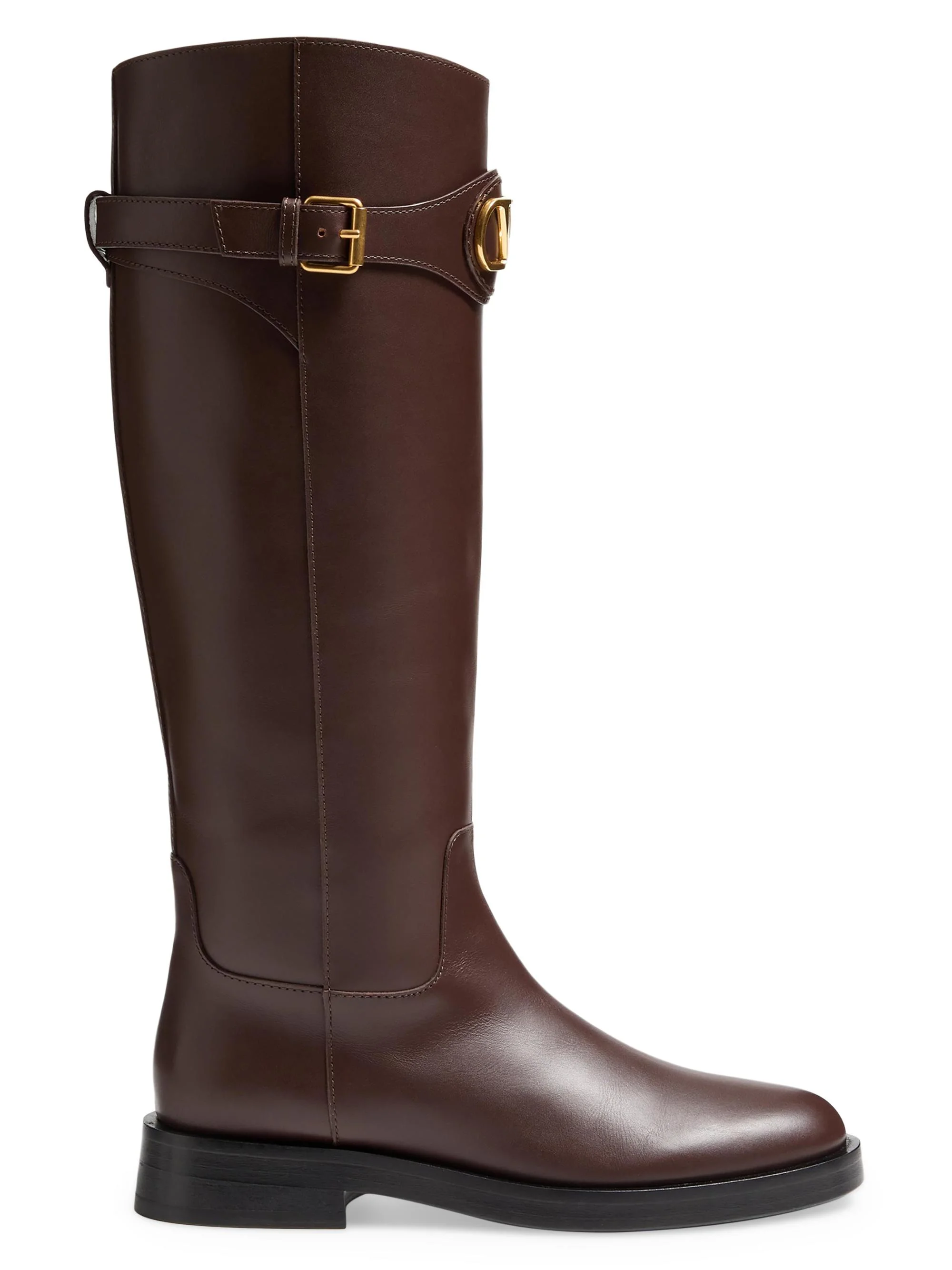 Women's VLogo Signature 30MM Calfskin Boots - Fondant - 1