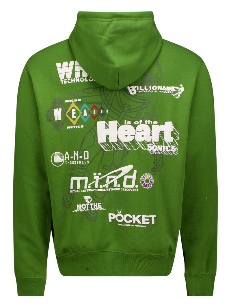 BILLIONAIRE BOYS CLUB graphic-print hoodie outlook