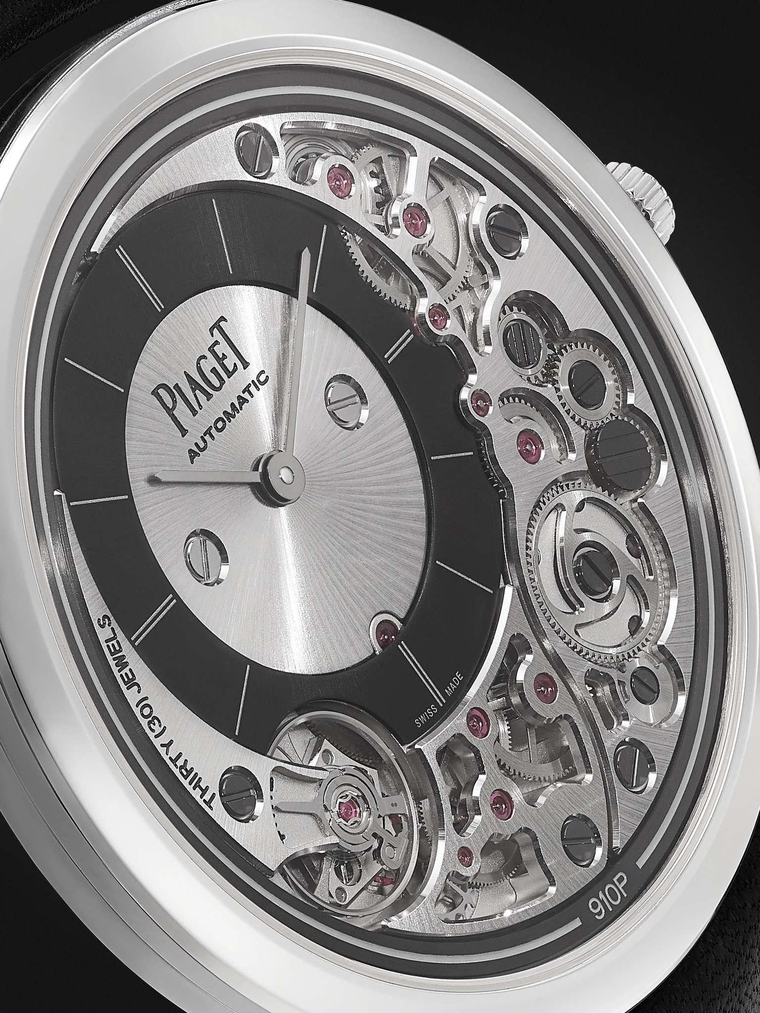 Altiplano Ultimate Automatic 41mm 18-Karat White Gold and Leather Watch, Ref. No. G0A43121 - 6