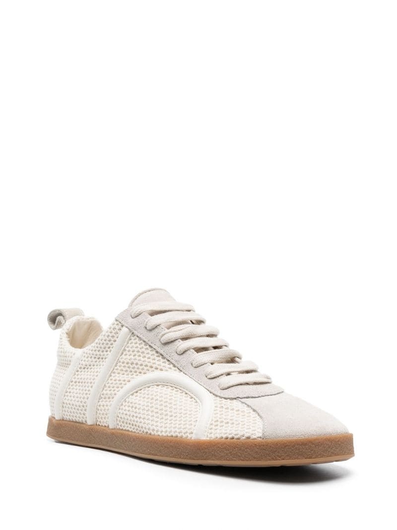 panelled mesh sneakers - 2