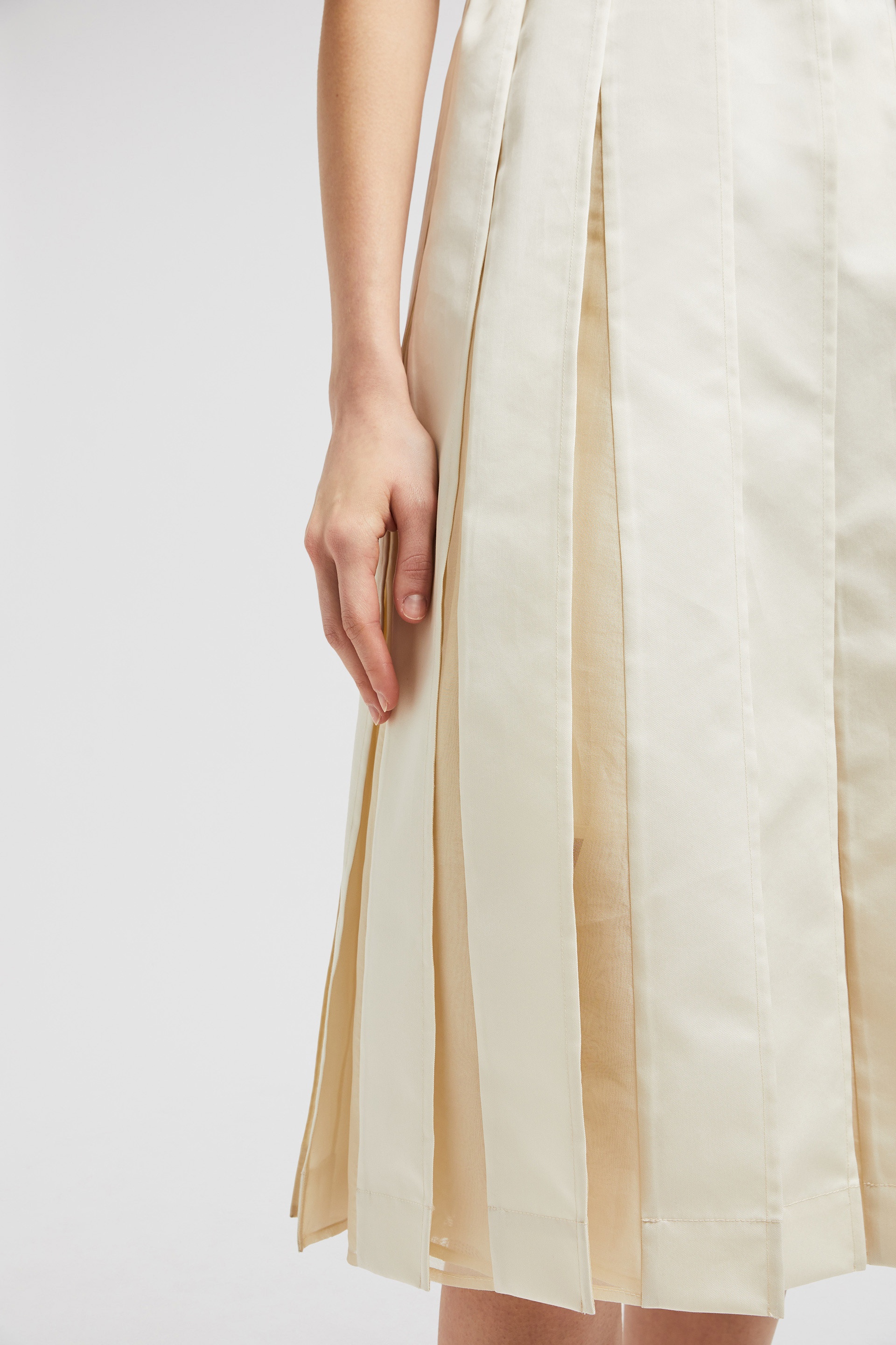 Cotton & Silk Midi Shirt Dress - 6