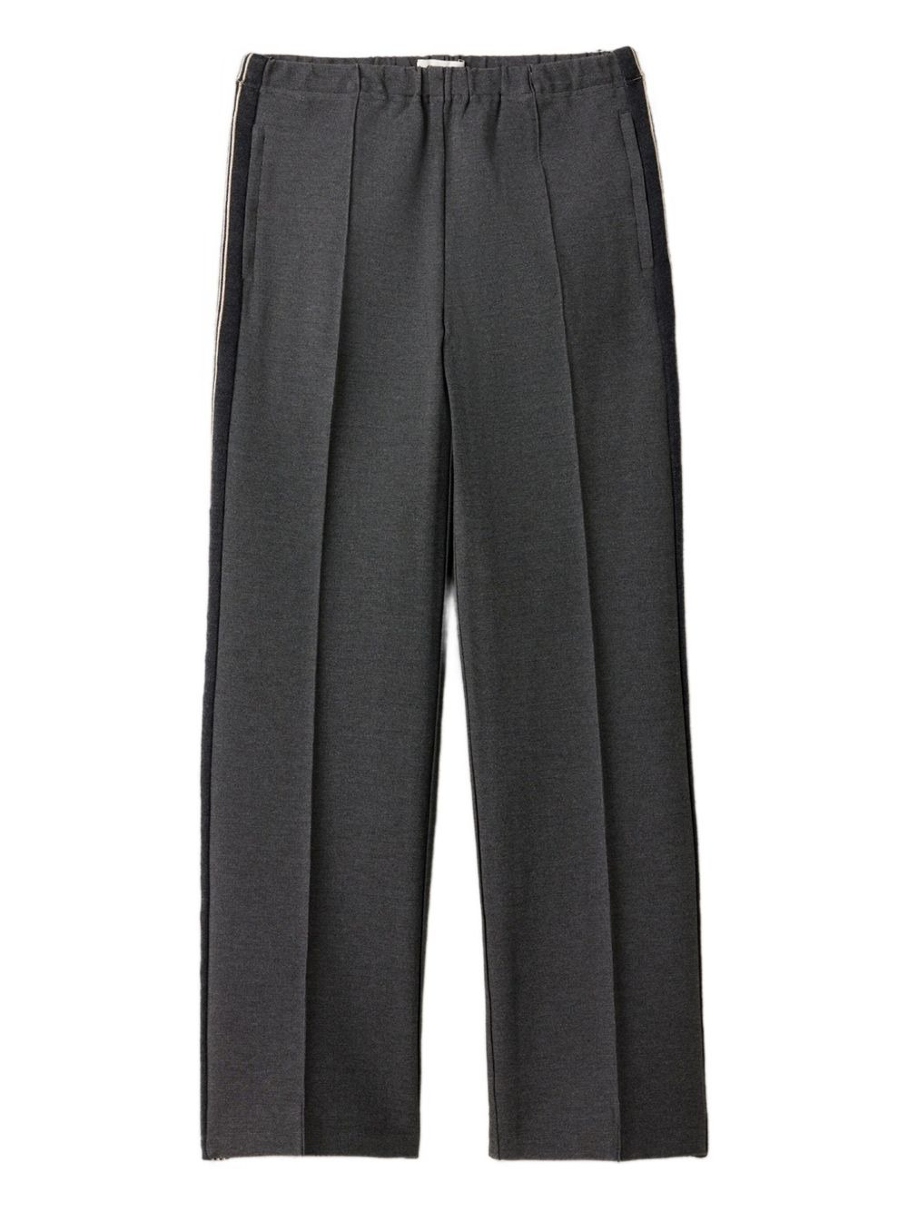 side-stripe knit pants - 1