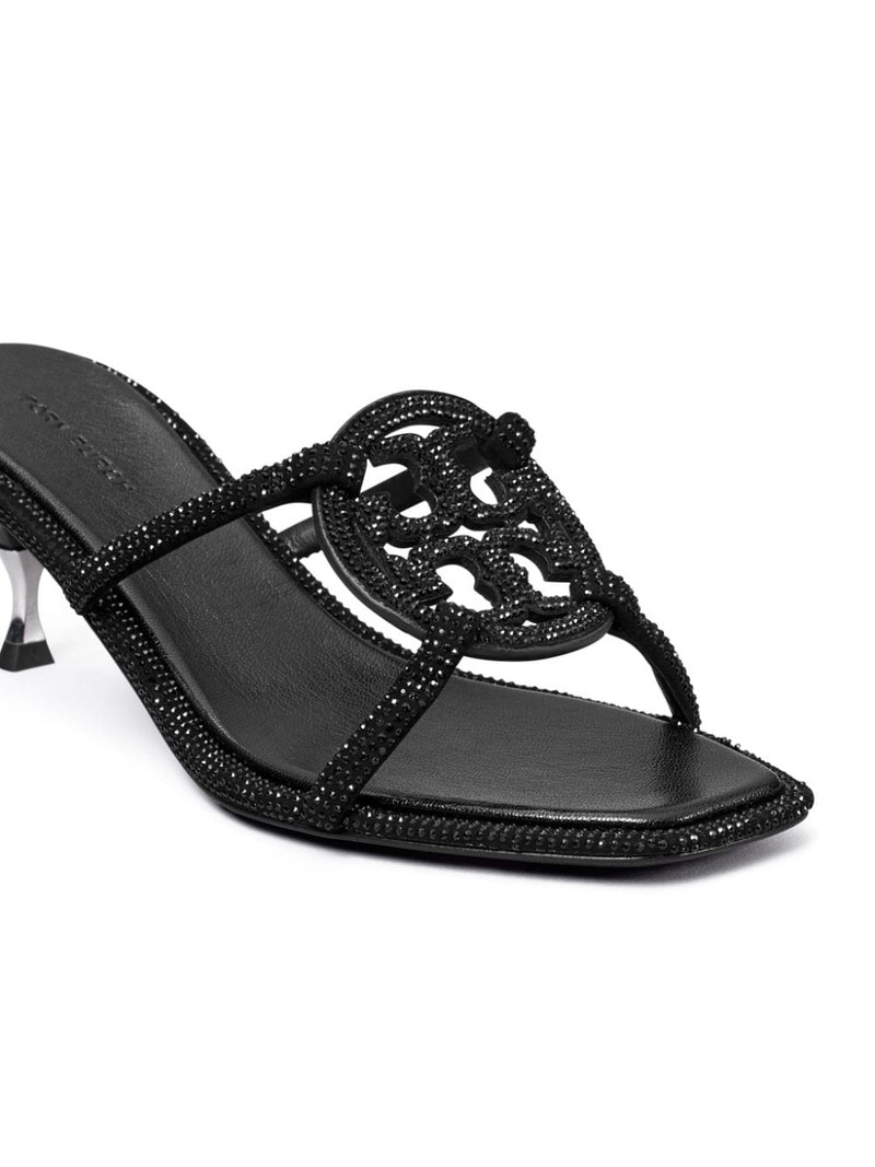 Miller 55mm crystal-embellished mules 3