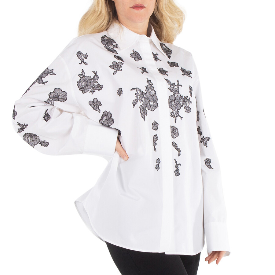 Valentino Garavani Compact Popelin Embroidered Shirt - 4