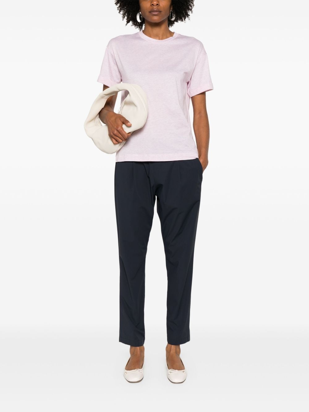 logo-appliqué trousers - 2