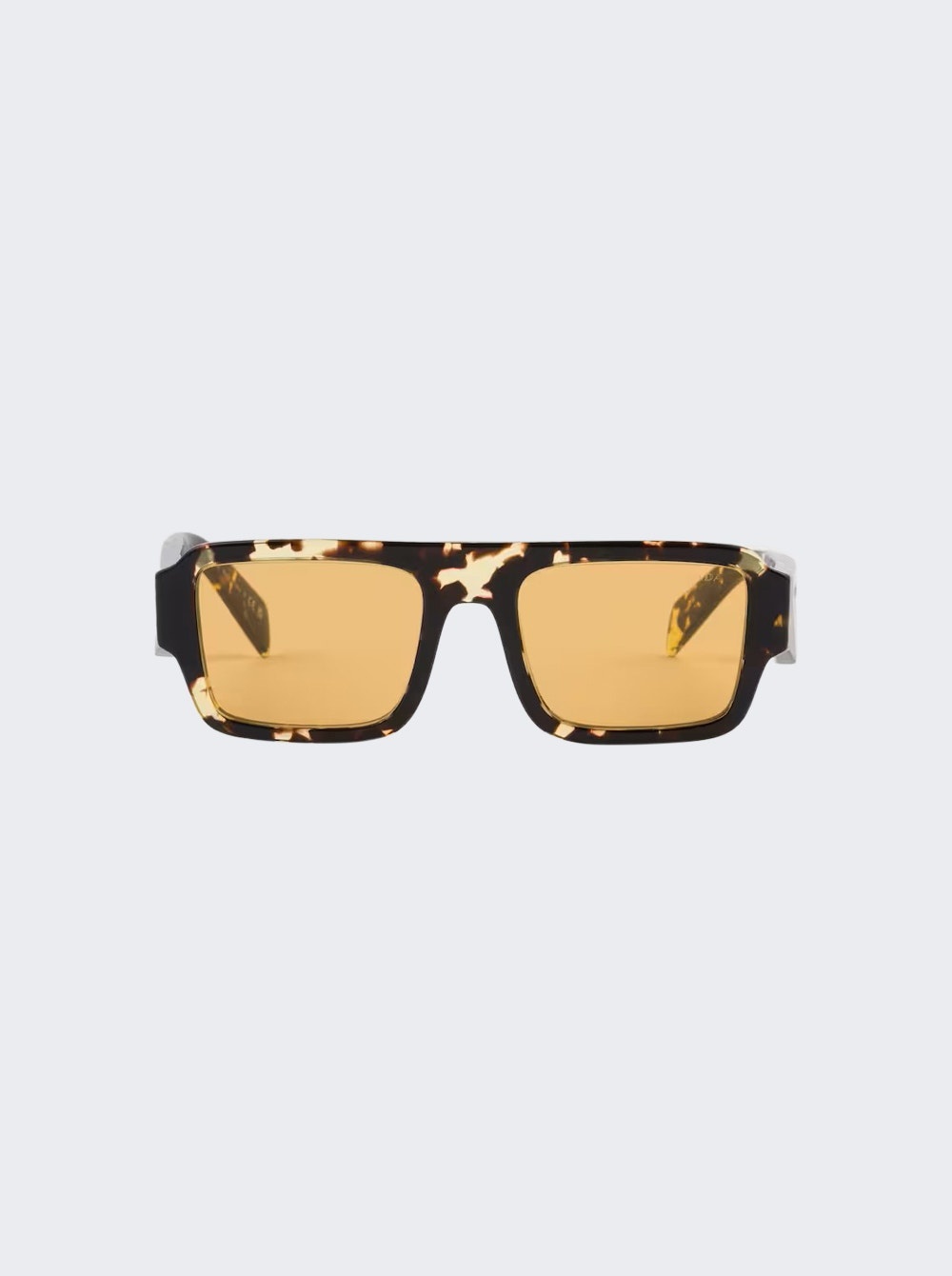 Oversized Rectangular Sunglasses Brown - 1