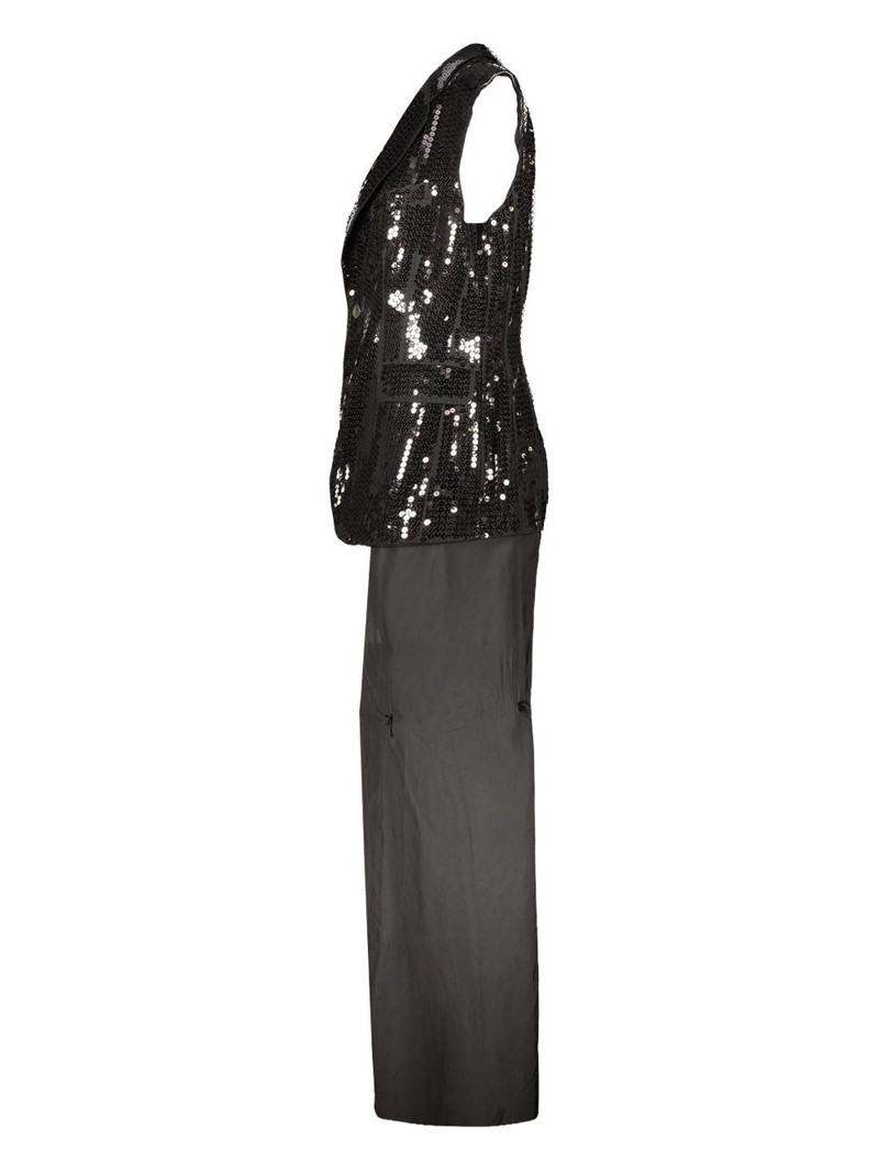 sequinned sleeveless dress 3