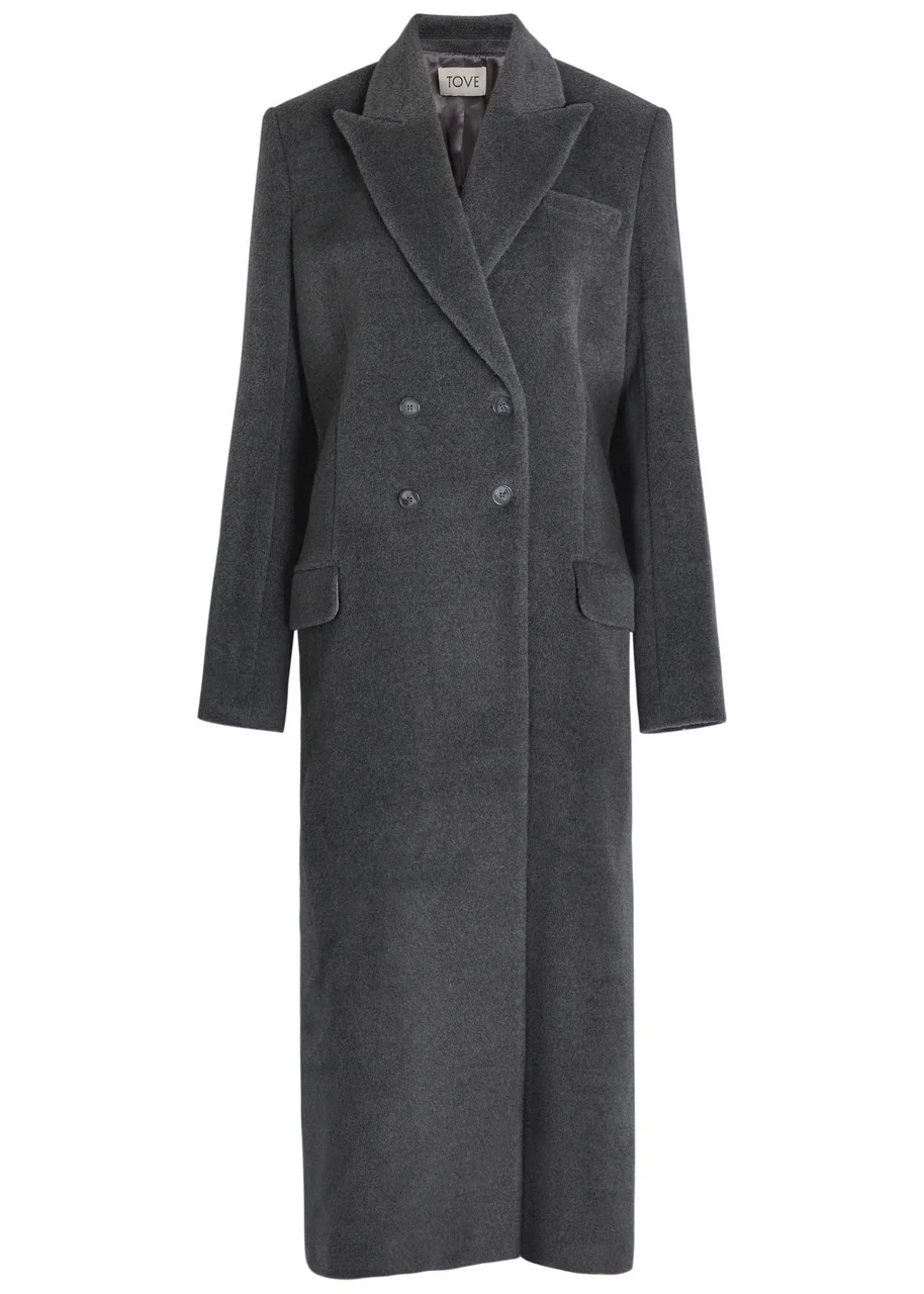 Tove Gilda Double-breasted Wool Coat - 1