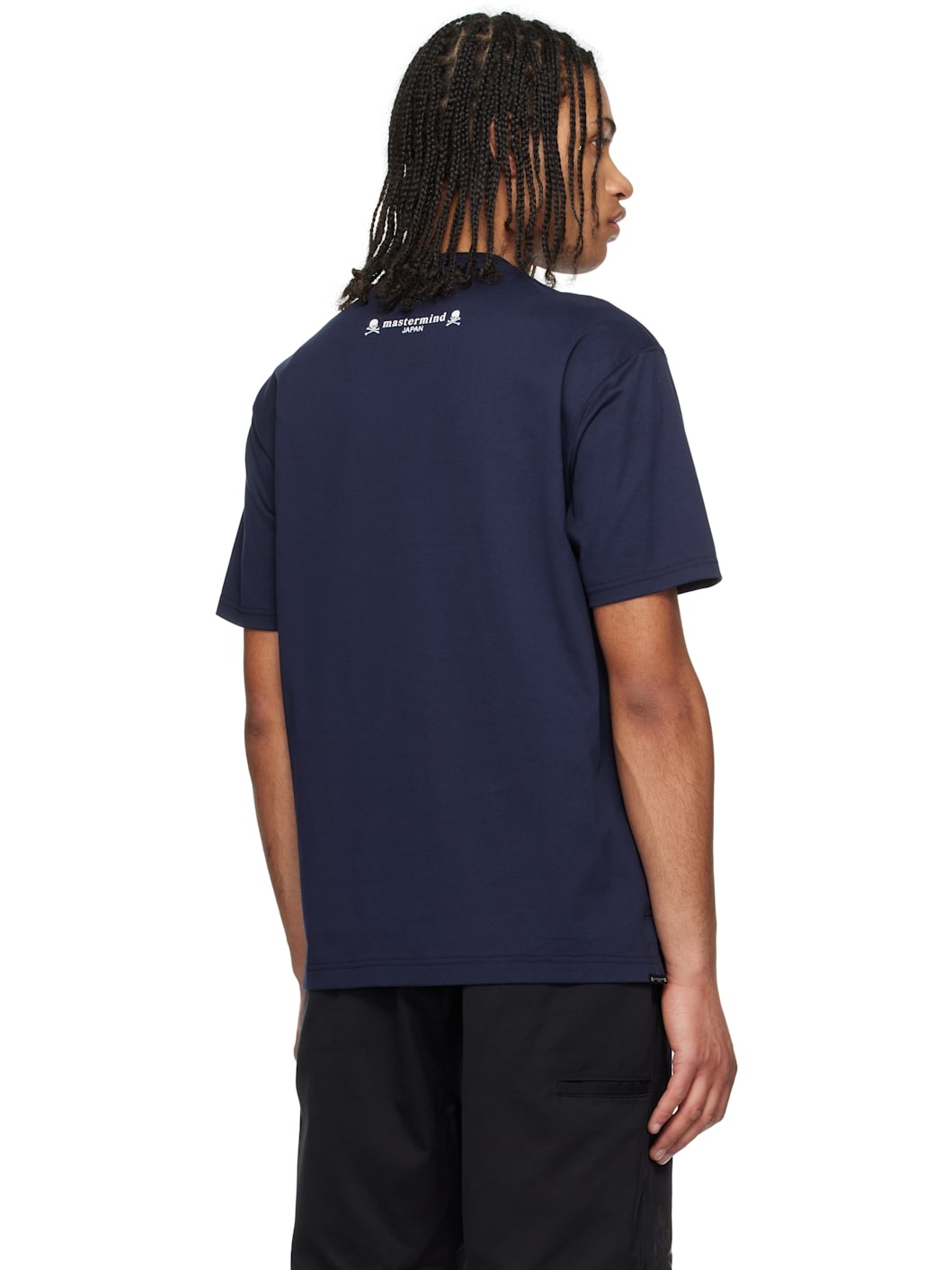 Navy Skull Clock T-shirt - 3