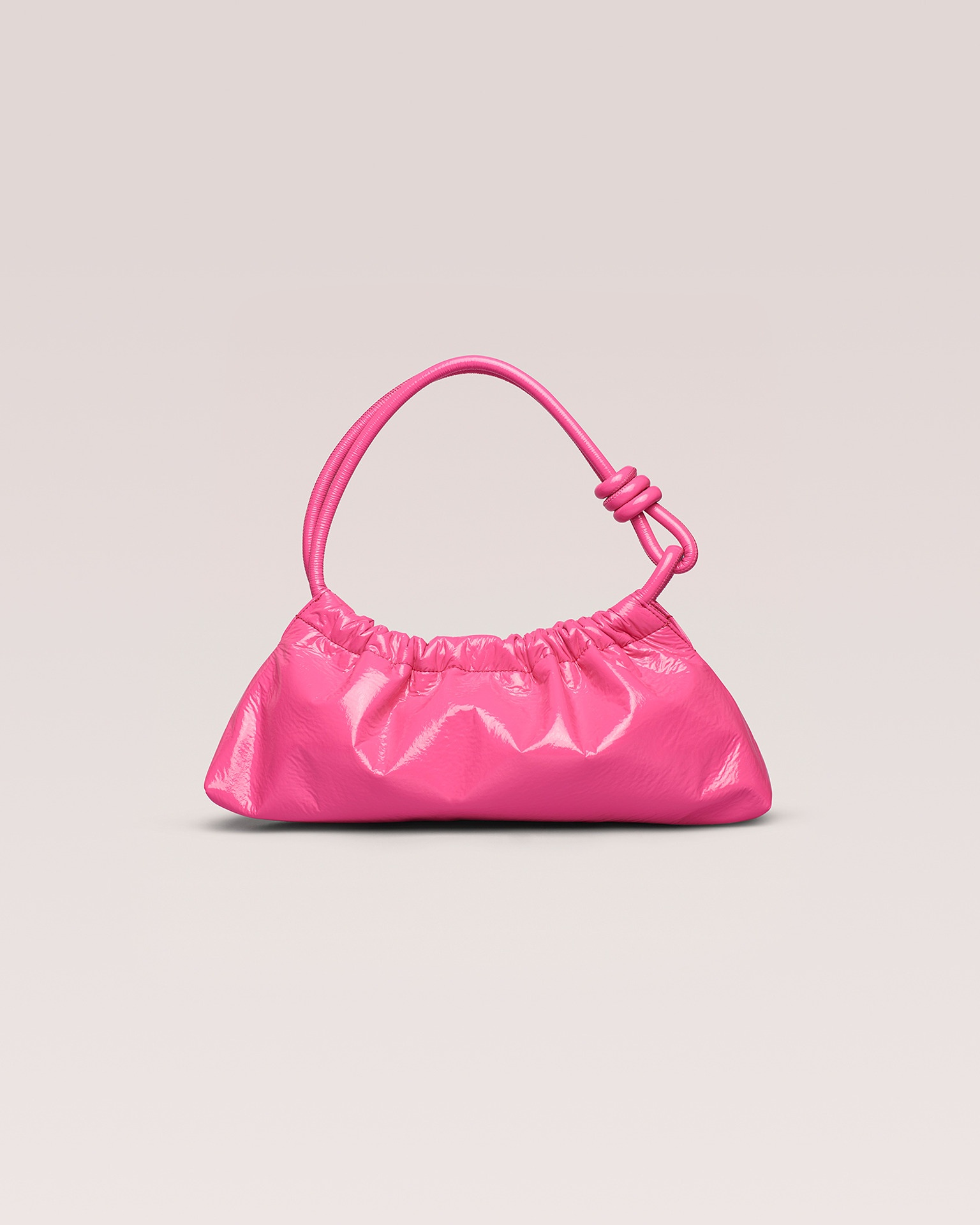 VALERIE - Knotted shoulder bag - Pink - 1