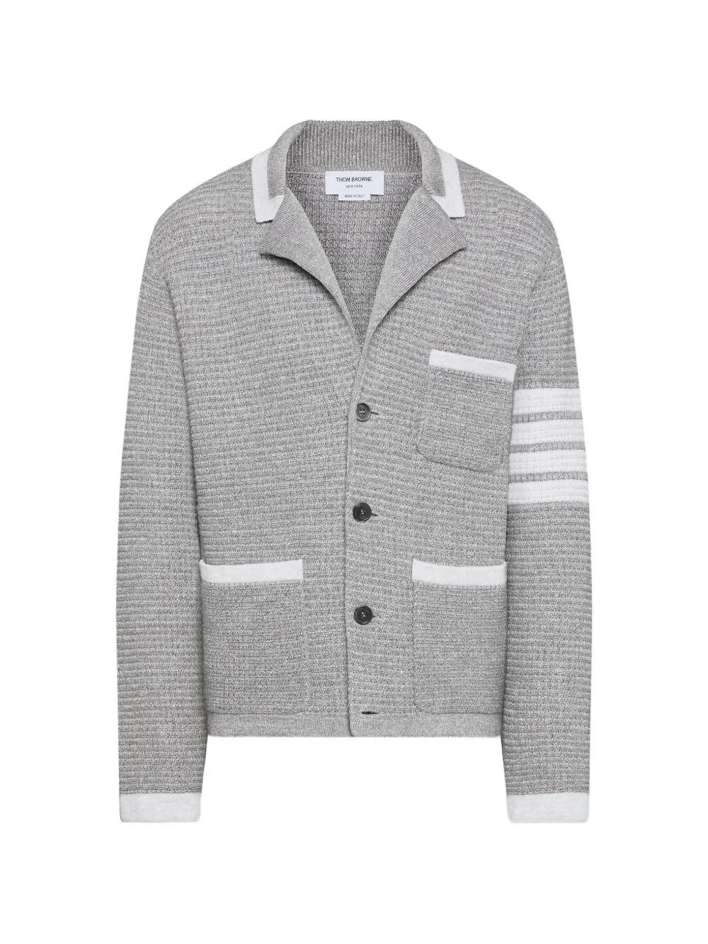 signature striped cardigan jacket - 1