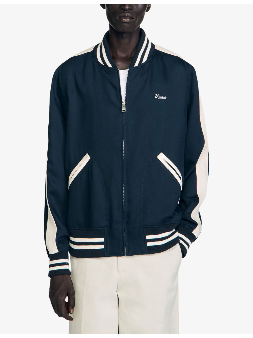 Varsity Striped Woven Jacket - 3