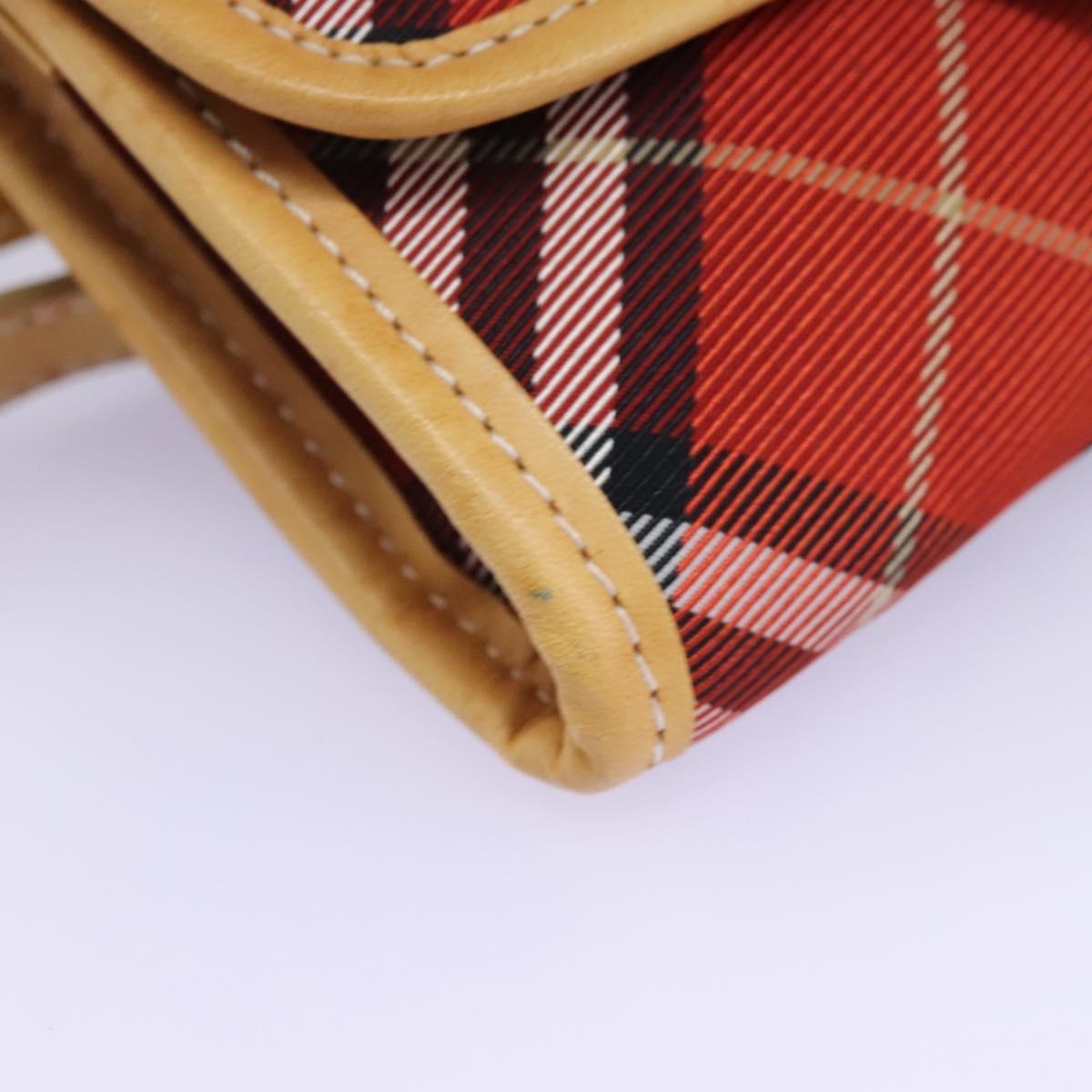 Burberry Nova Check Blue Label Waist Bag Canvas Red - 15