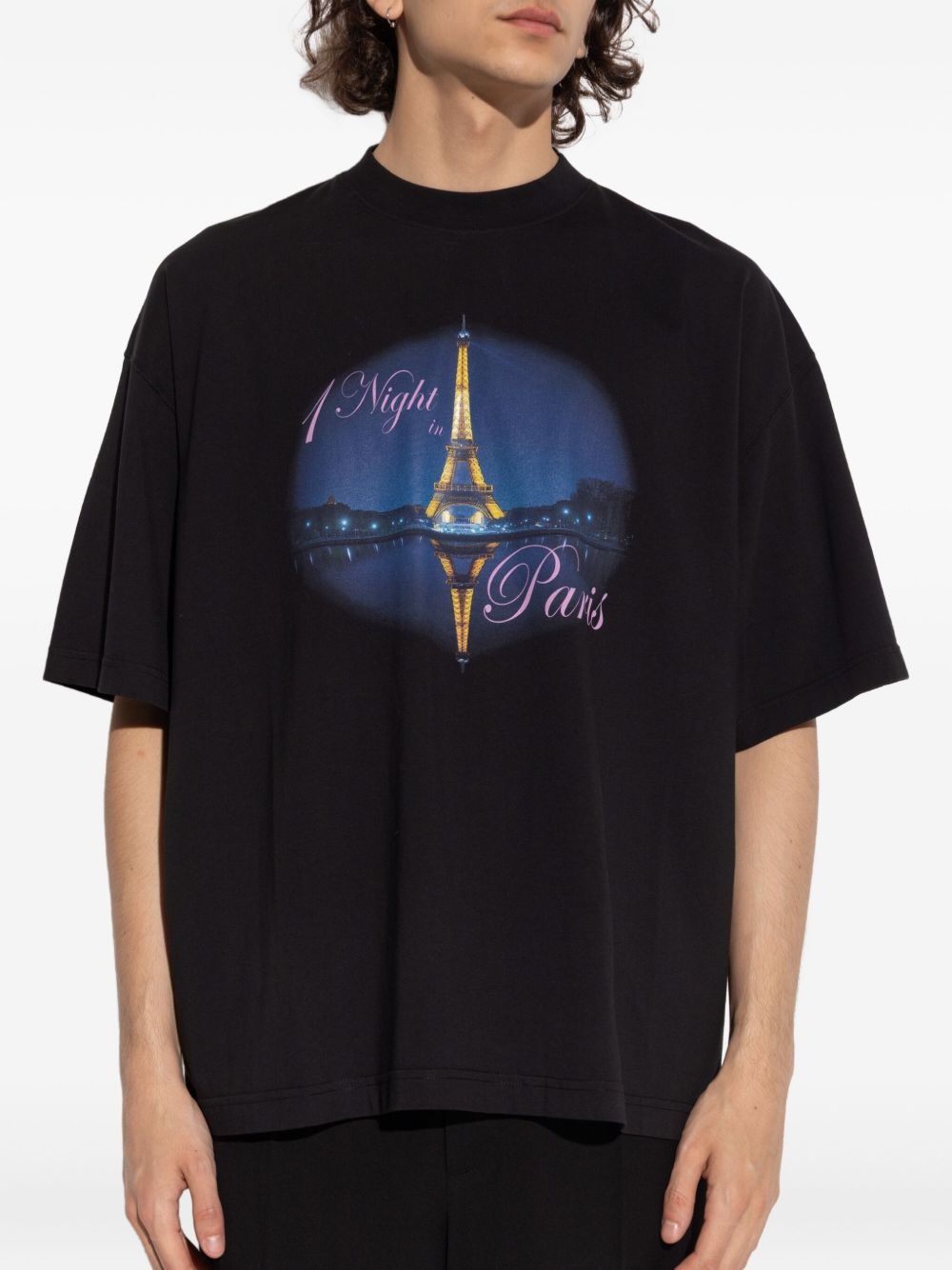 Eiffel Tower-print T-shirt - 3