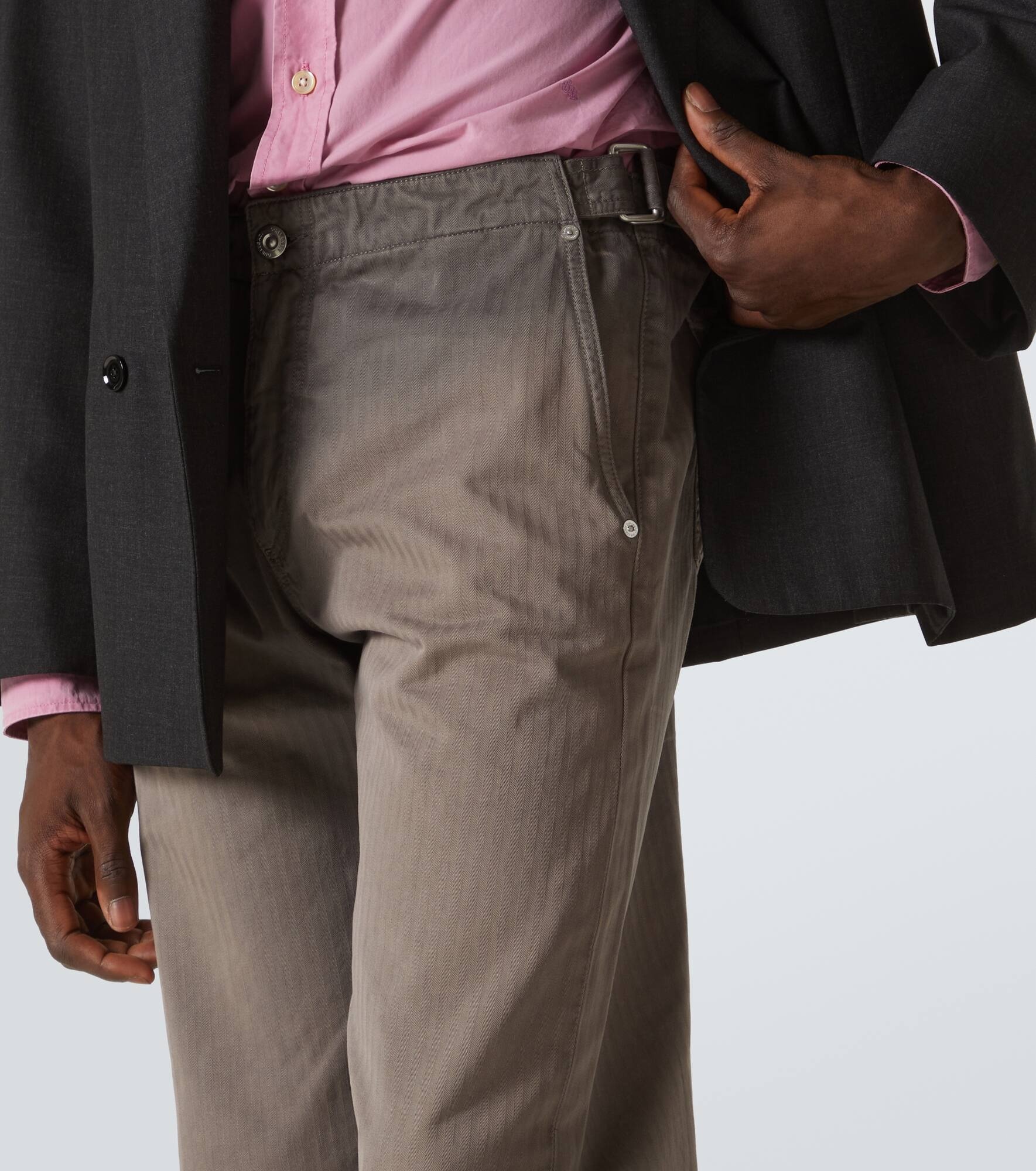 Trucker faded straight jeans - 5