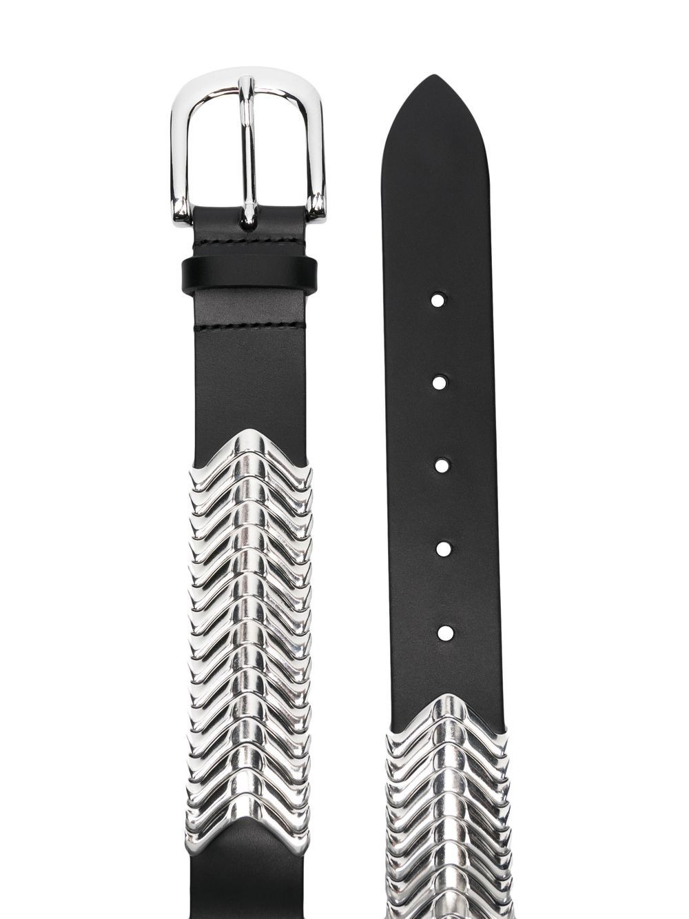 chevron-detail belt - 2