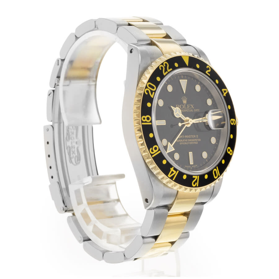 Pre-owned Rolex GMT-Master II GMT Automatic Chronometer Black Dial Men's Watch 16713 BKSO - 7