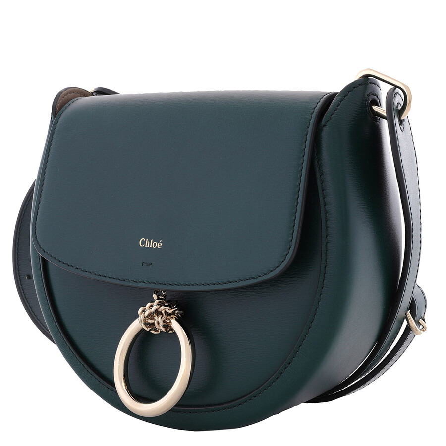 Chloe Ladies Marble Green Arlene Leather Crossbody Bag - 3