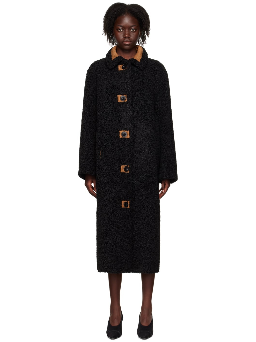 Black Kenca Coat - 1