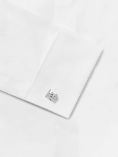 Burberry Logo Palladium-Plated Cufflinks outlook