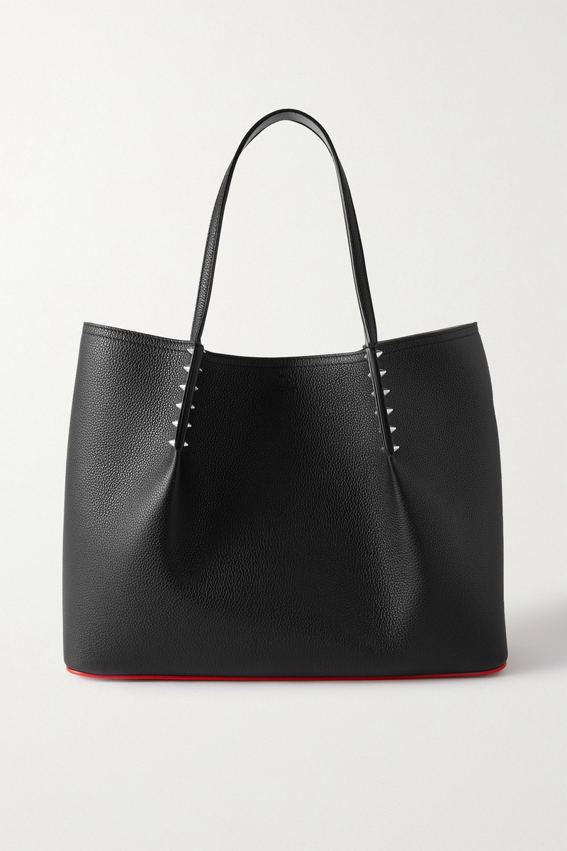 Cabarock small spiked croc-effect leather tote - 1