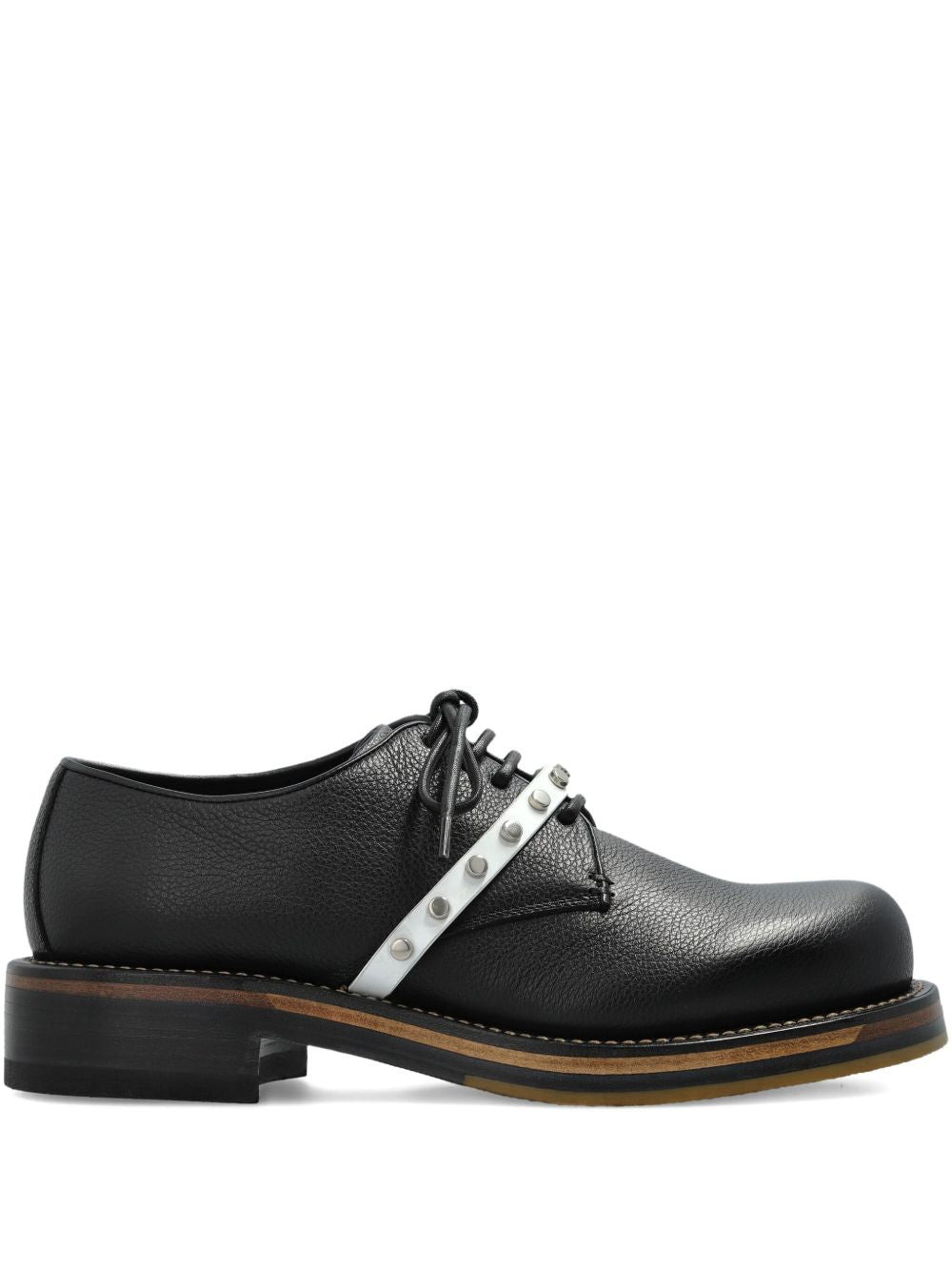 LEATHER DERBY SHOES - 1