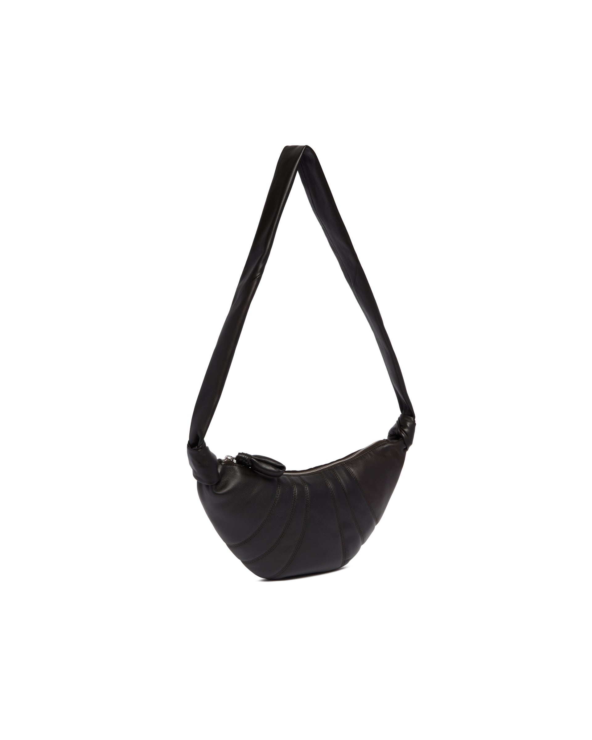 Small Brown Croissant Bag - 5