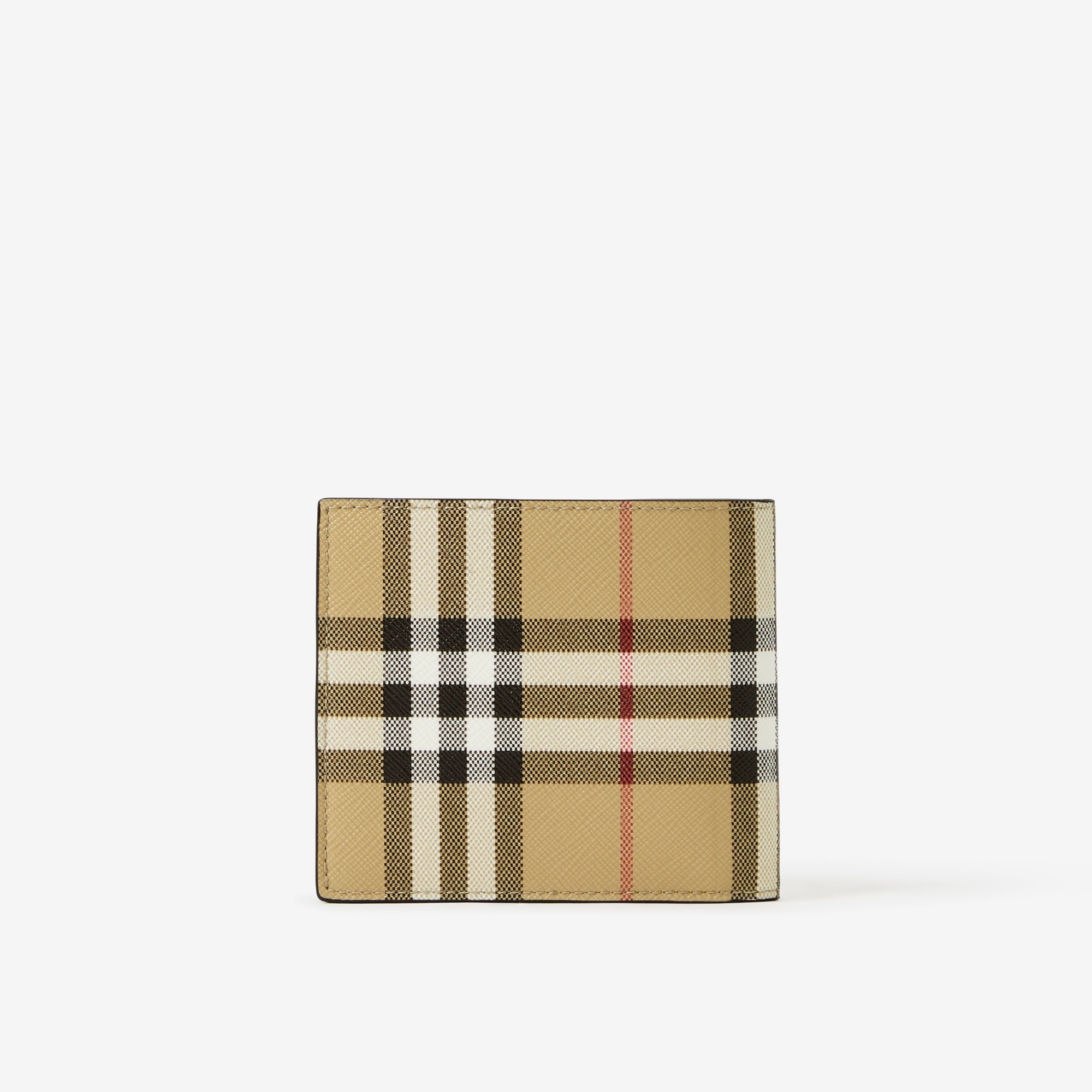 Vintage Check Bifold Wallet - 3