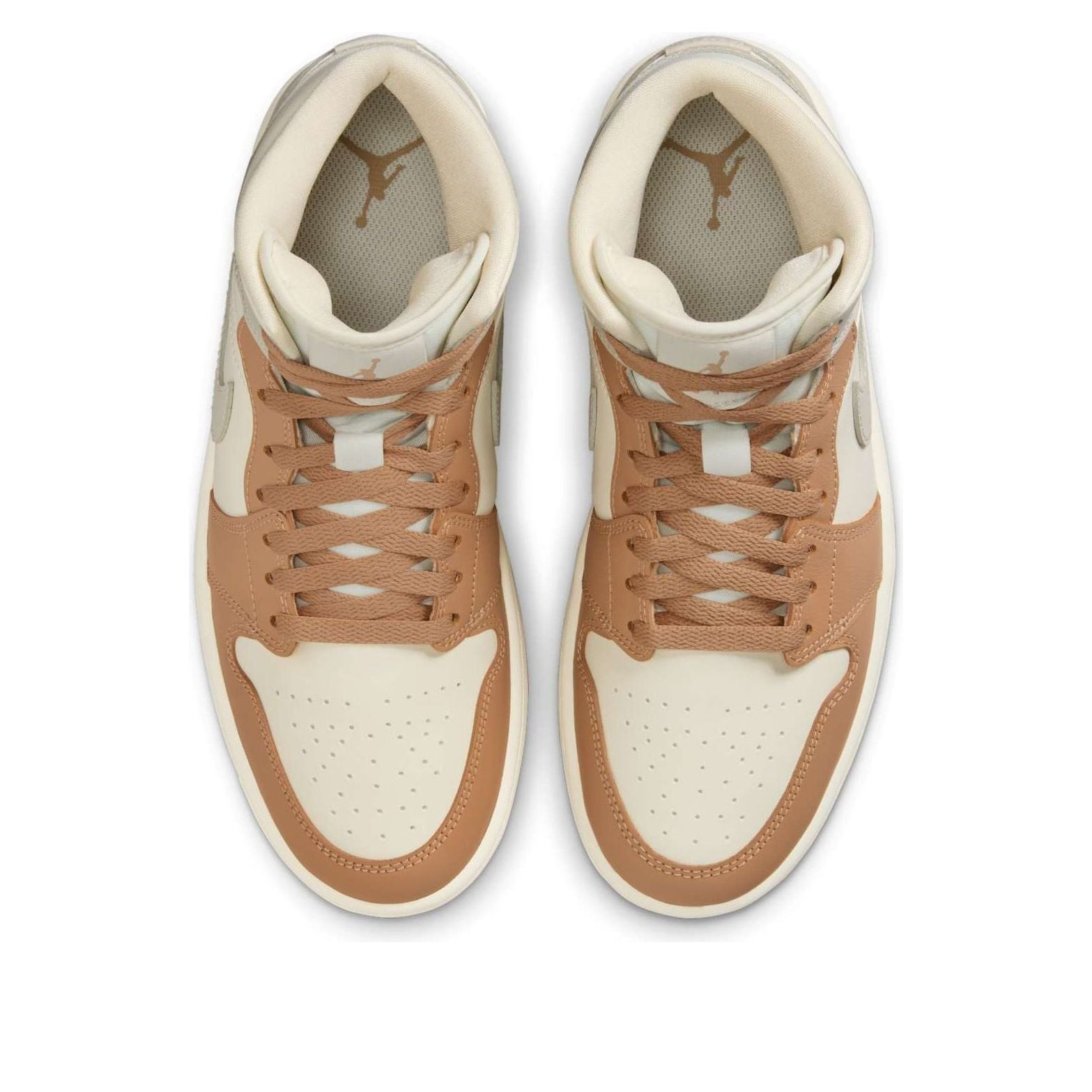 (WMNS) Air Jordan 1 Mid 'Pale Ivory' BQ6472-118 - 2