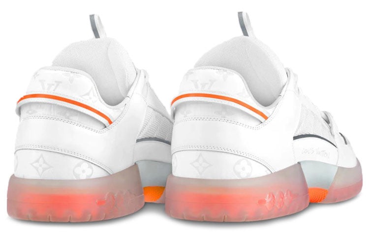 LOUIS VUITTON A View Sneakers 'White Orange' 1A8J1T - 4
