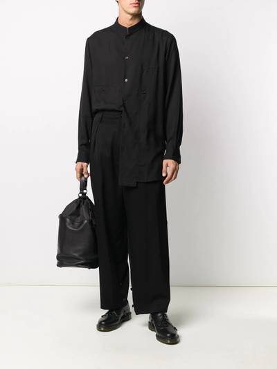 Yohji Yamamoto straight loose fit trousers outlook