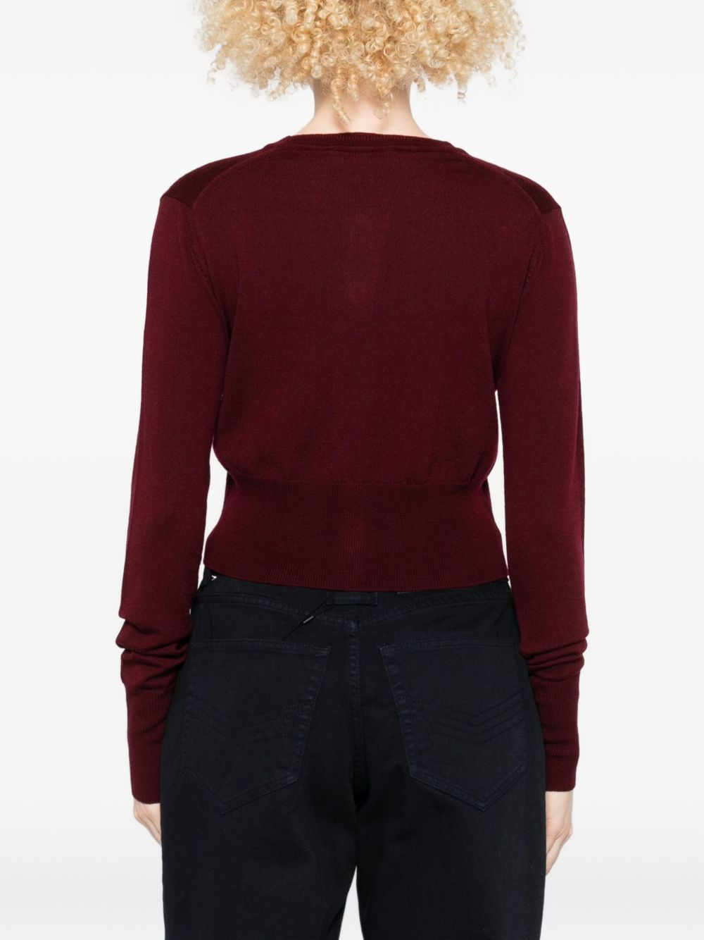 Bea orb-embellished button cardigan - 4