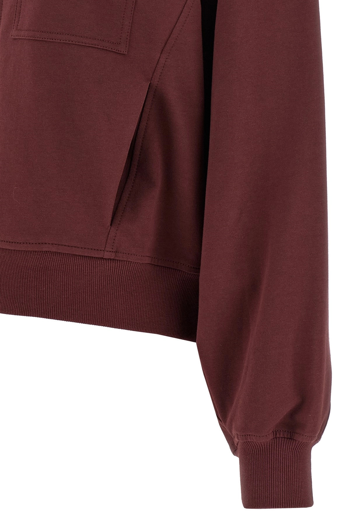 'Shiny Flap Detail' sweatshirt - 4