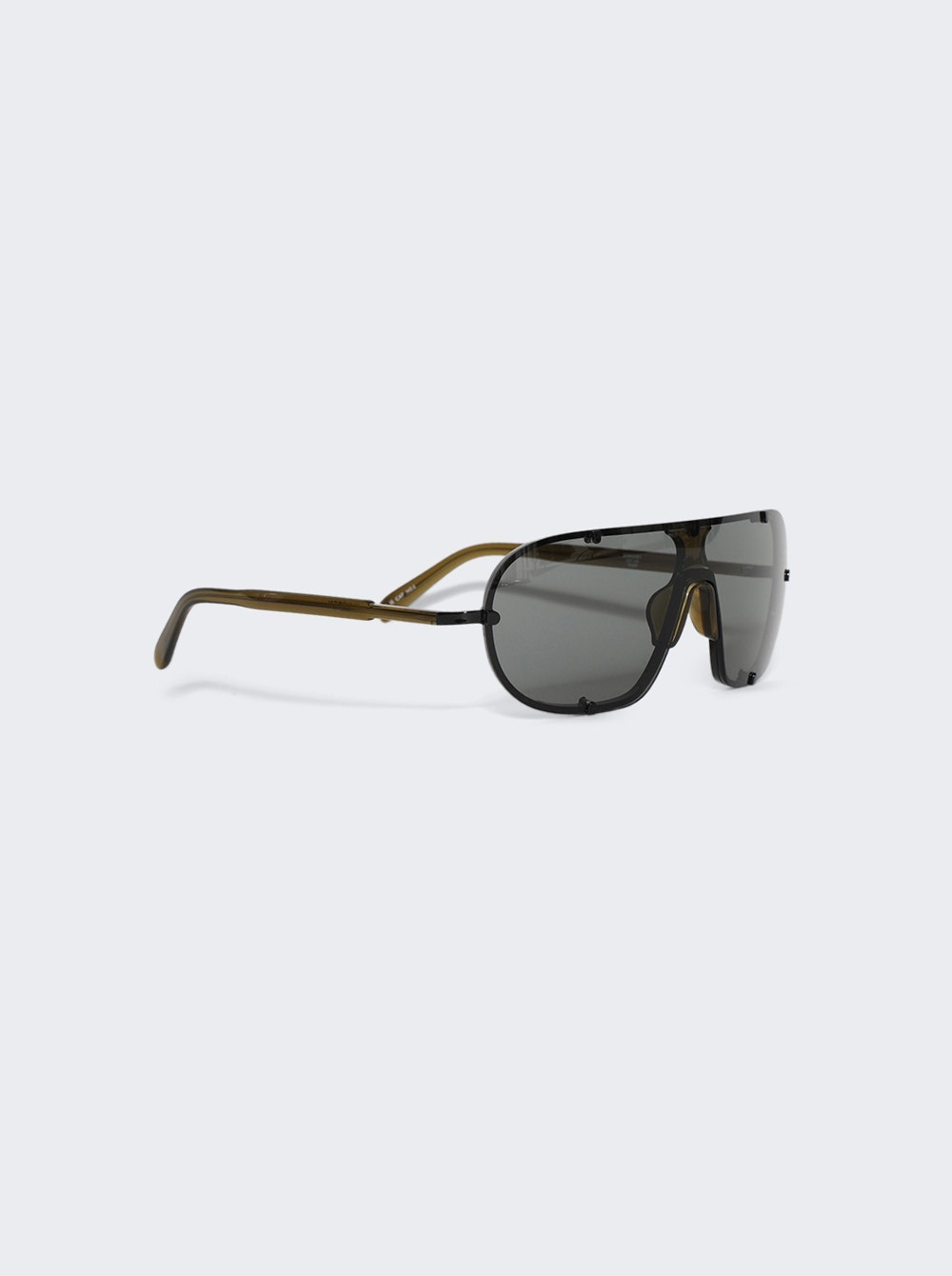 X Dries Van Noten 216 C3 Aviator Sunglasses Black - 4