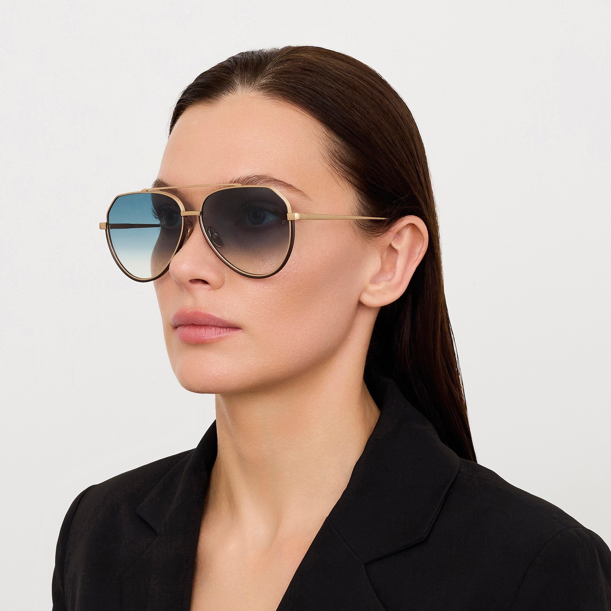 Bayer Sunglasses in Aqua and Gold - 3