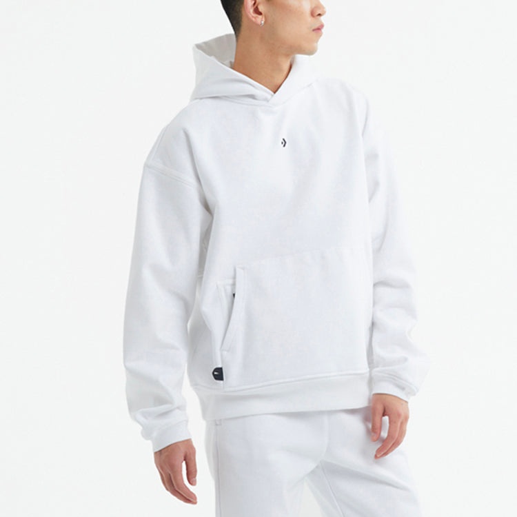 Converse Court Ready Vented Pullover Hoodie 'White' 10020972-A01 - 3