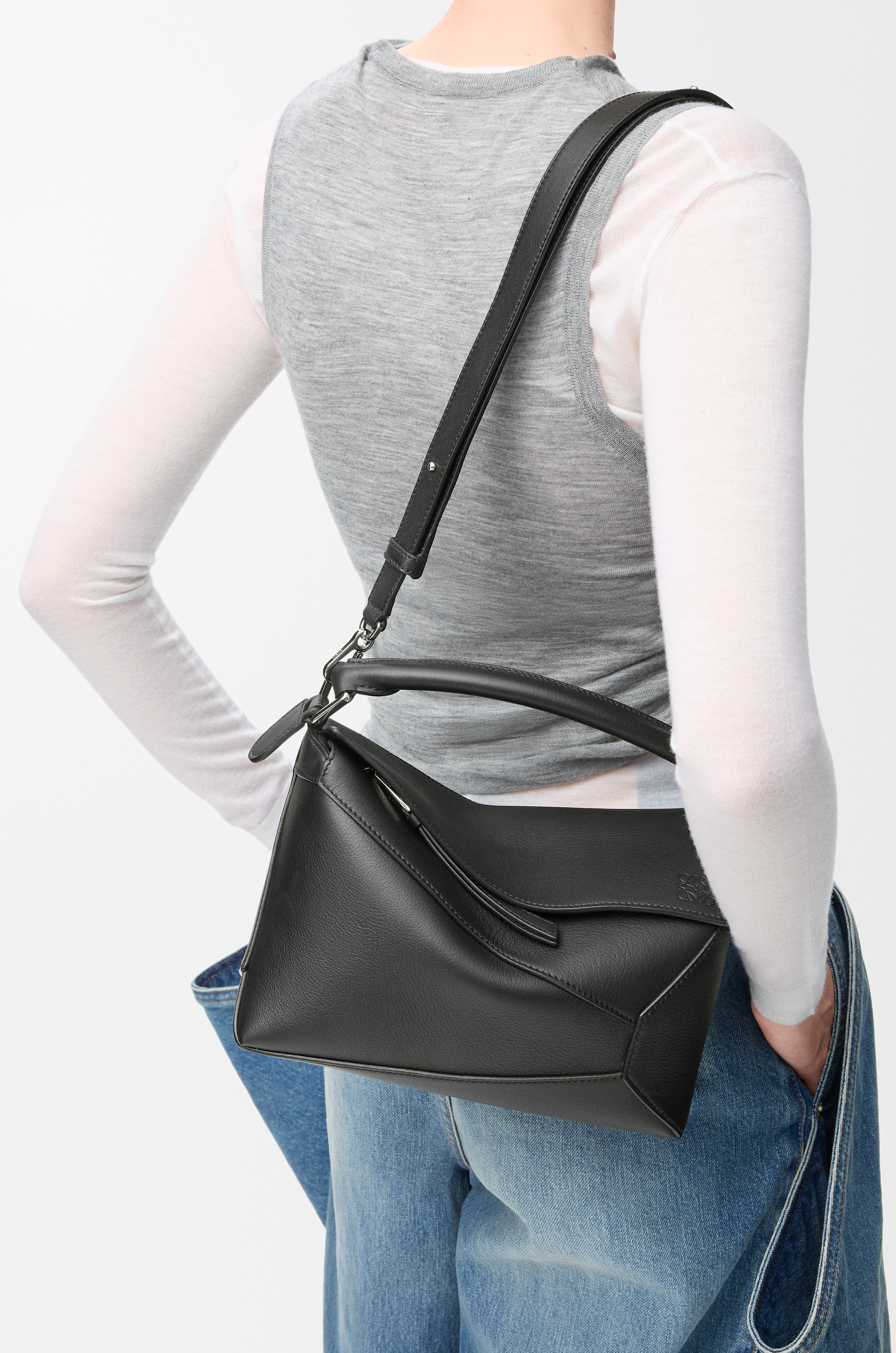 Small Puzzle bag in classic calfskin - 2