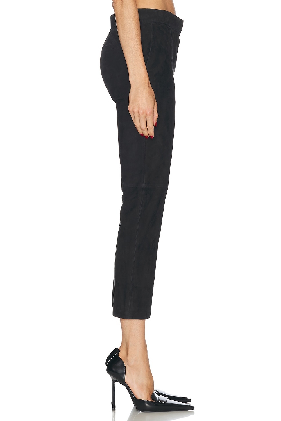 Cropped Suede Pant - 3