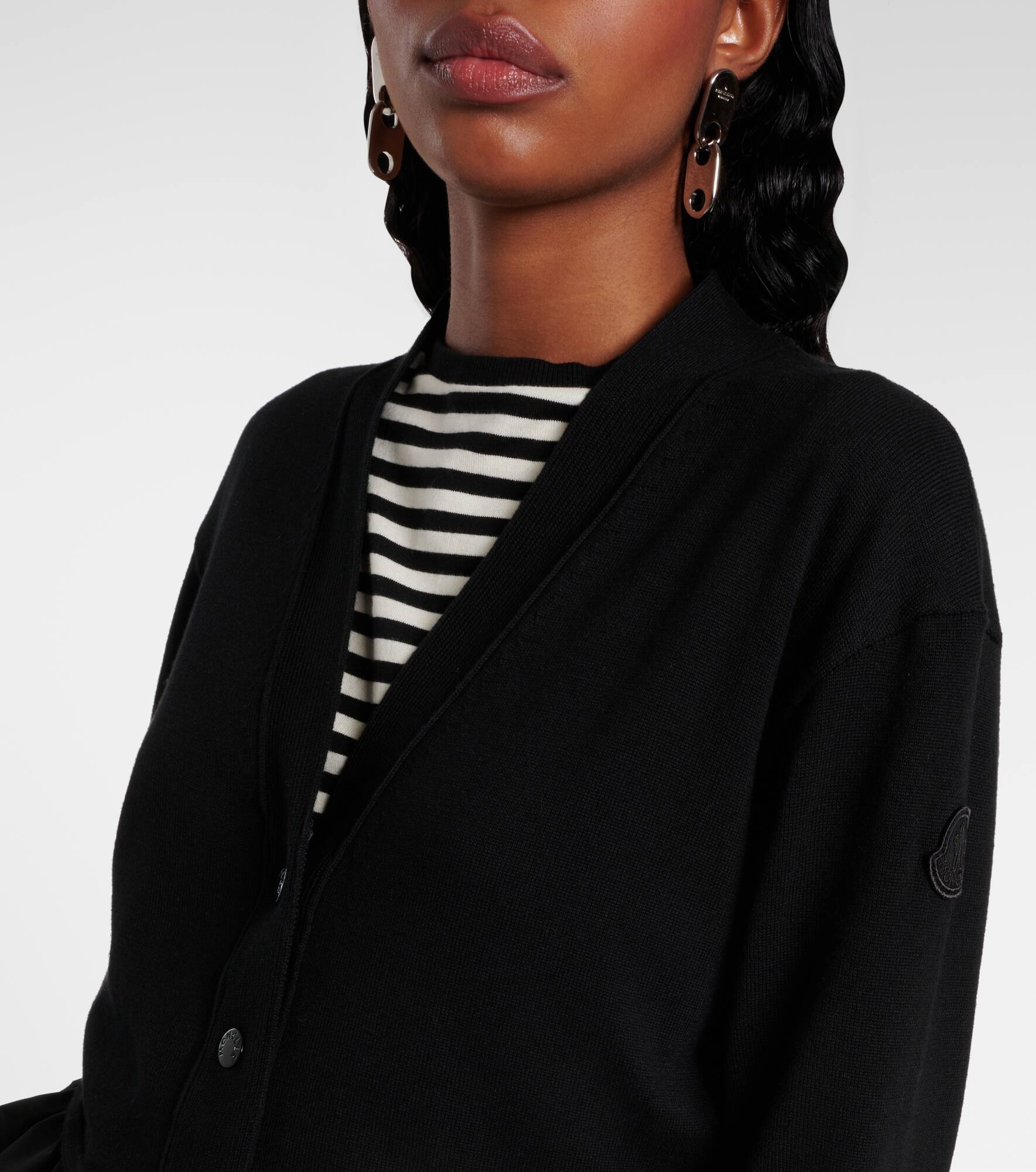 Cotton, cashmere and silk cardigan - 4