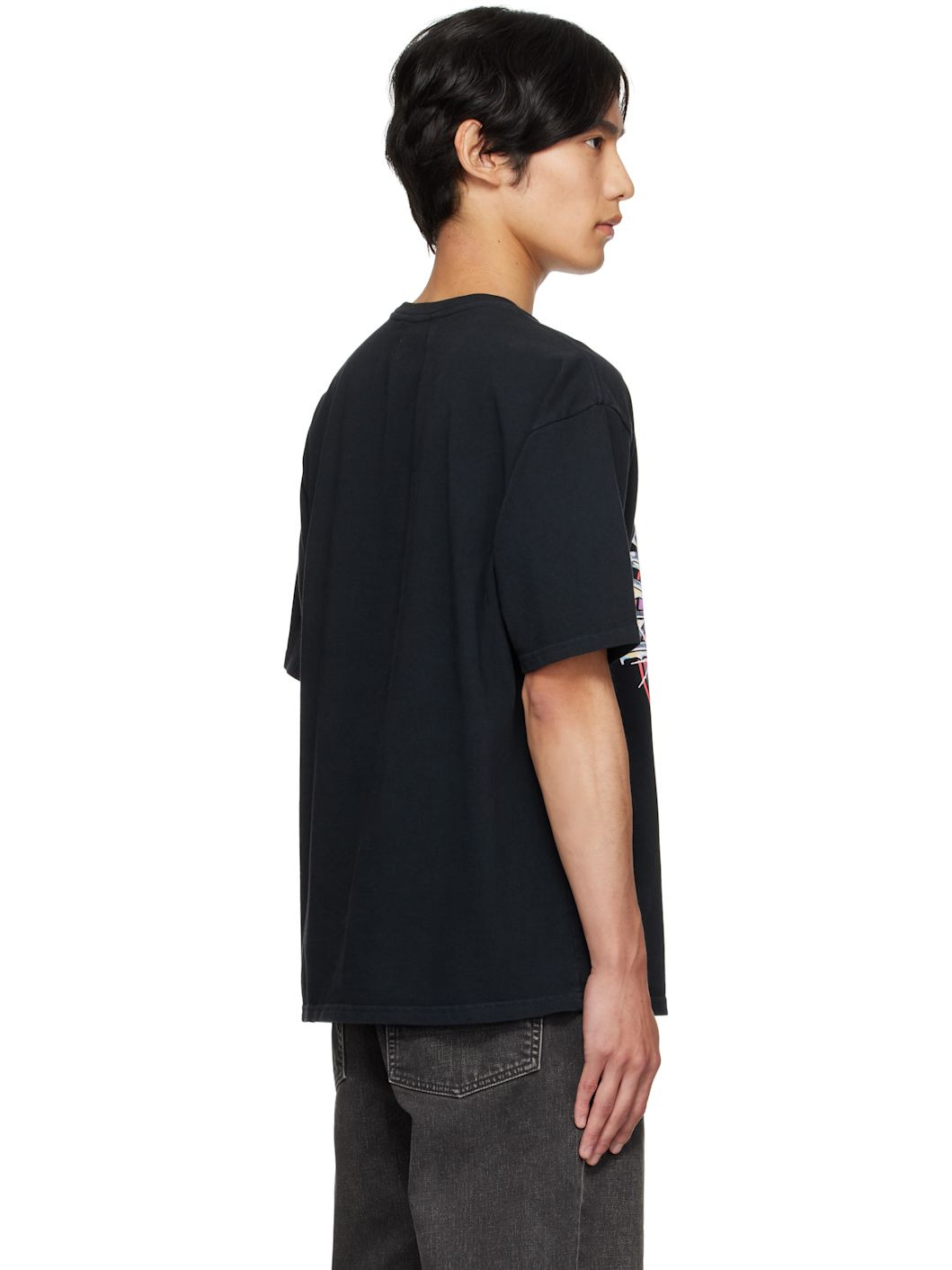 Black 'Notting Hill' Eagle T-shirt - 3
