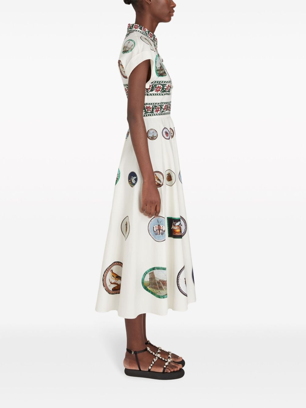 Micromosaic midi dress - 3