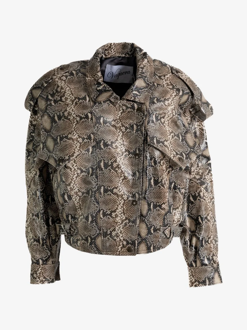 python-effect epaulette jacket - 1