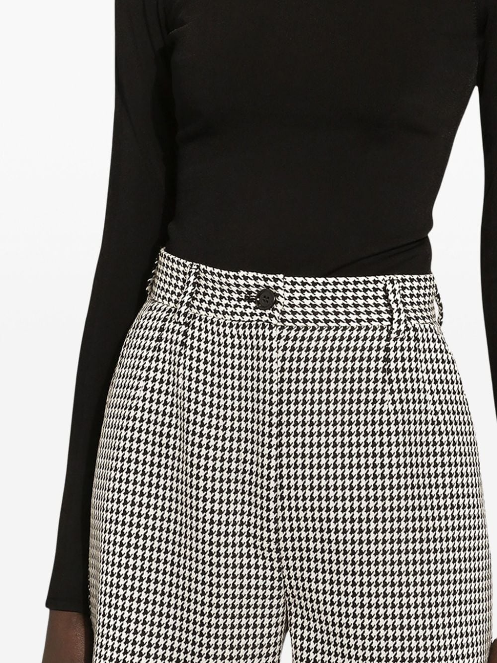 tartan check shorts - 4