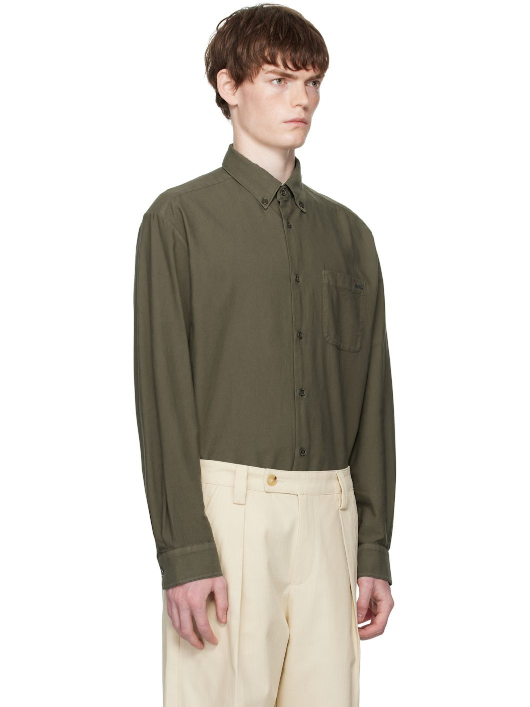 Khaki Mateo Logo Shirt - 2