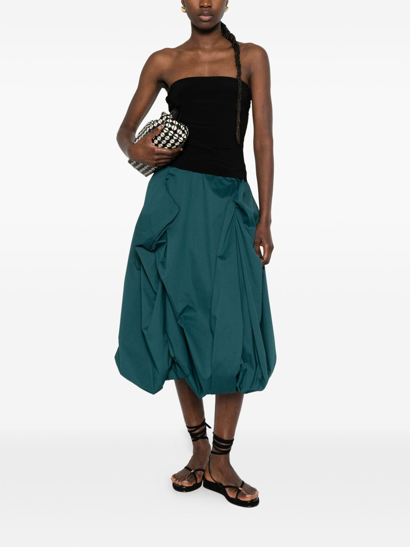 NORMA KAMALI ruched sleeveless top outlook