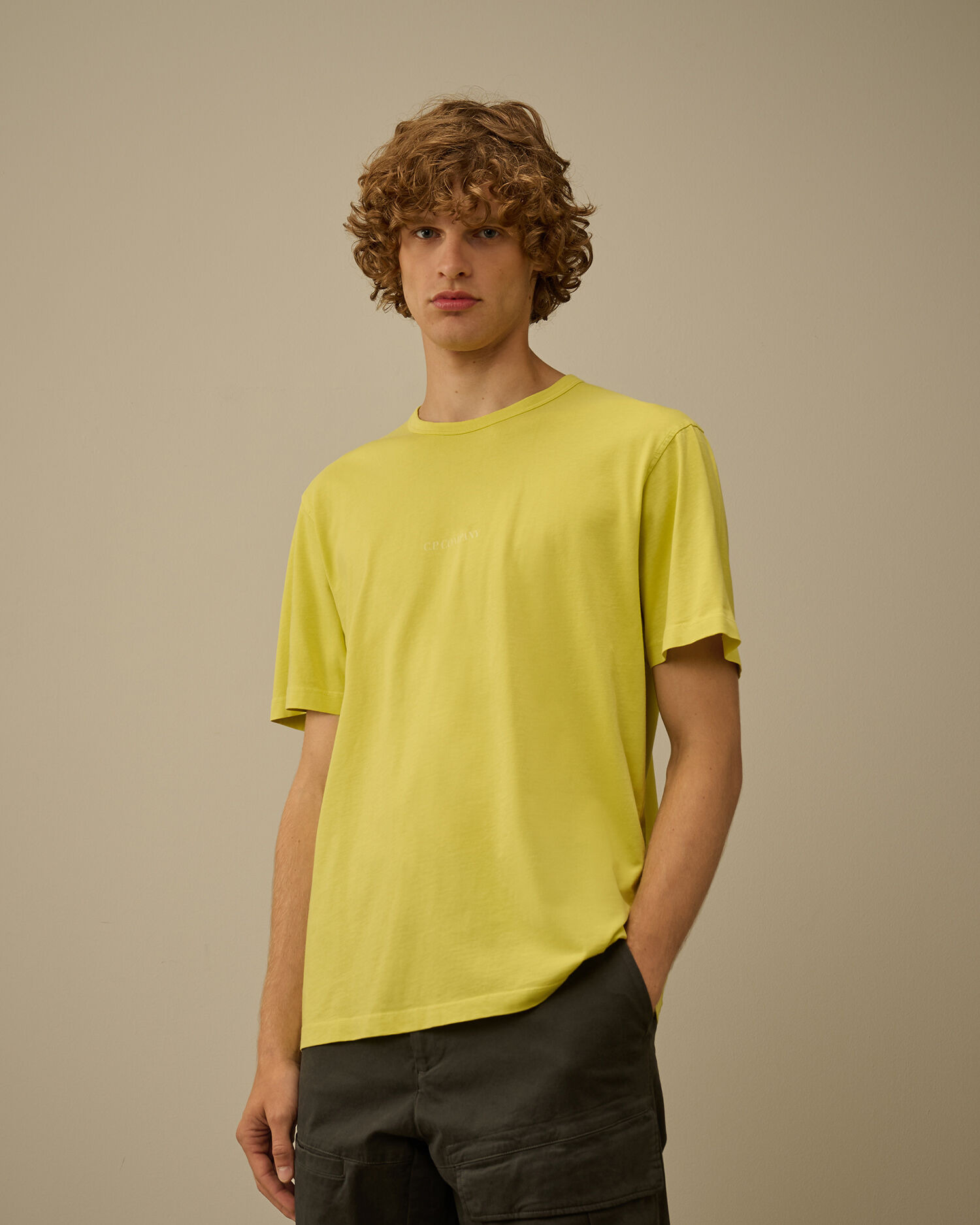 24/1 Jersey Short Sleeve Resist Dyed Logo T-Shirt - 3