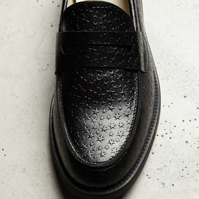 DUKE + DEXTER Wilde Black Star Penny Loafer - Men's outlook