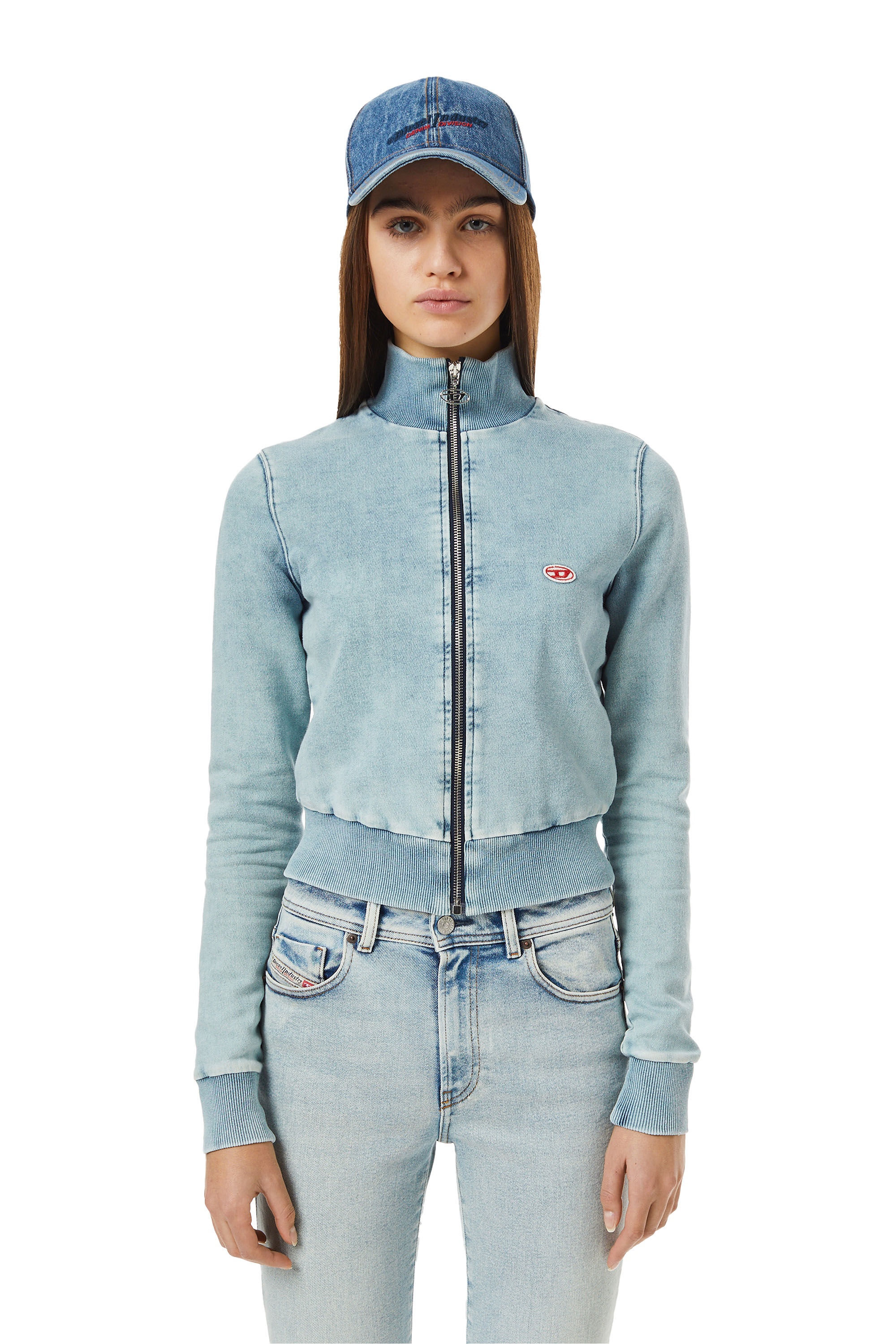 D-EMY TRACK DENIM SWEATSHIRT - 3
