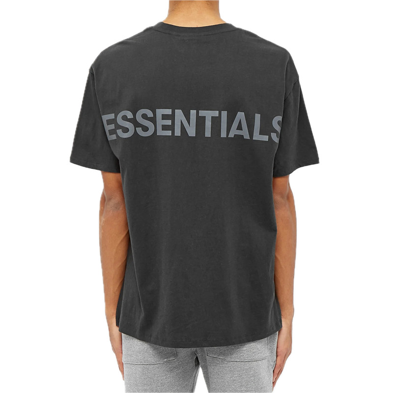 ESSENTIALS Fear of God Essentials Reflective T-Shirt 'White Black' 125HO192005F outlook