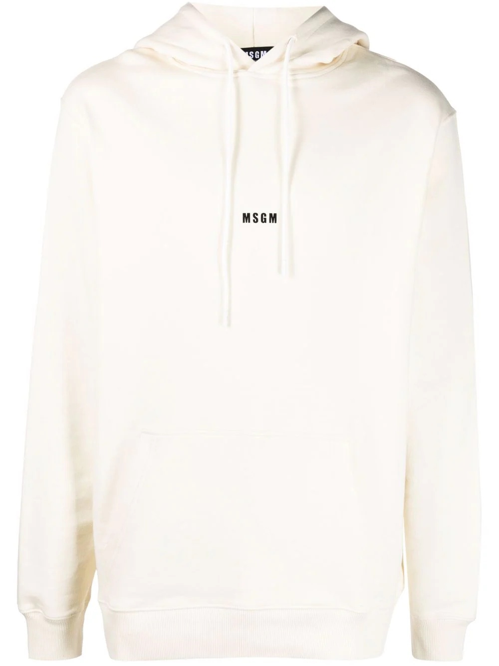 logo-print long-sleeve hoodie - 1